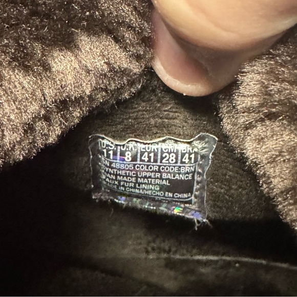 Skechers Women's Keepsakes Leatherette Mid Button Winter Boots Brown US Size 11 - Picture 8 of 8